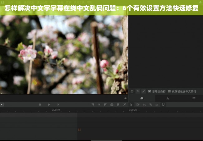 怎样解决中文字字幕在线中文乱码问题：6个有效设置方法快速修复