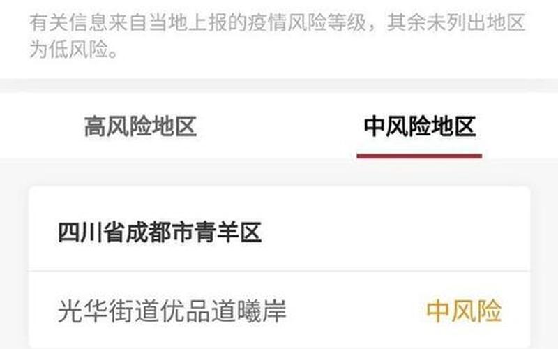 成都能去吗现在中高风险地区名单实时公布12月11日，成都疫情最新增加的是哪里